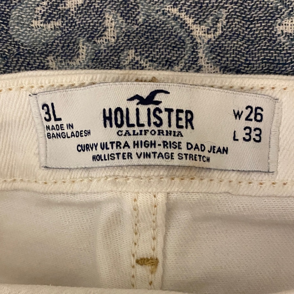 Hollister Vintage Stretch High-Rise Jeans in White